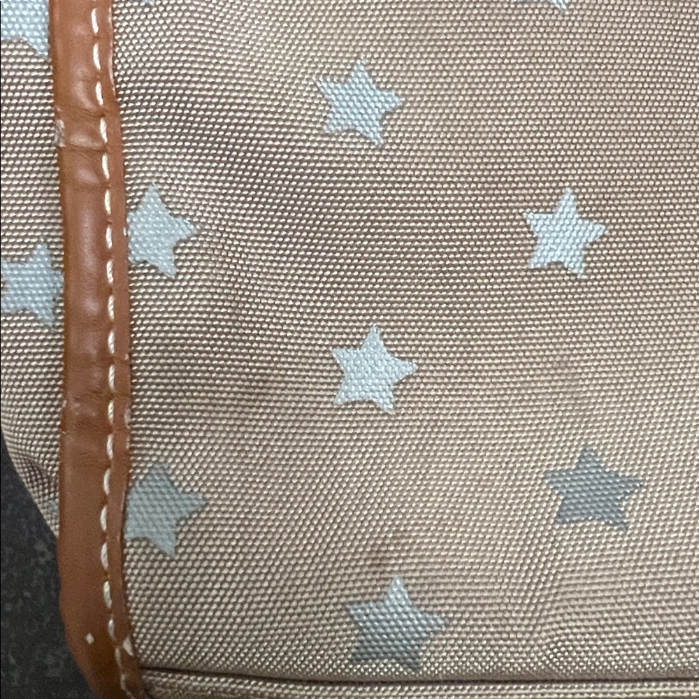 Fossil Tan Star-Patterned Bag - Picture 12 of 14